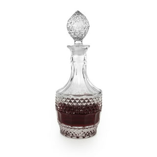 TALLKING Red Wine Decanter, Whisky Decanter Crystal Decanter  750ml,Louis XIII Wine Bottle with Lid Sealed Glass Wine Bottle,for Wine  Bourbon Brandy Liquor Juice Water Mouthwash: Wine Decanters