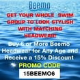 thumbnail image 3 of Beemo Floral Petal Swim Cap for Women – Retro Style Vintage Bathing Cap Swimming Hat for Long and Short Hair, 3 of 4