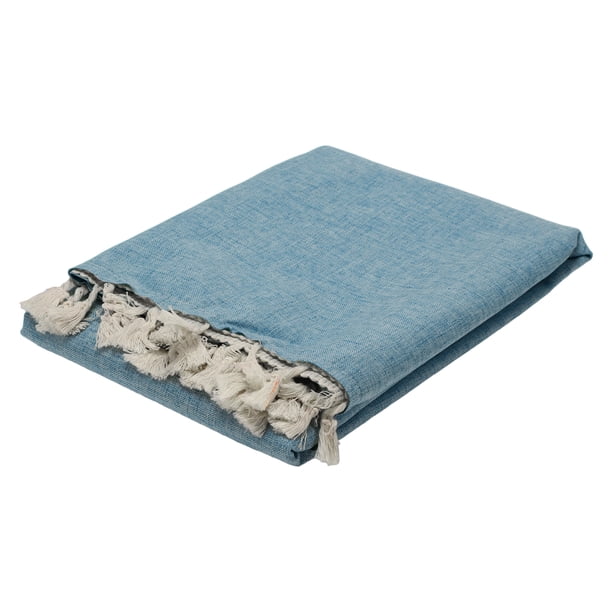 Manteles de cocina sin arrugas Unique Bargains para cubrir mesas de camping y fiestas 66.93"x47.24" azul