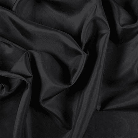 Black Silk Habotai, Fabric By the Yard (Best Silk Fabric In India)