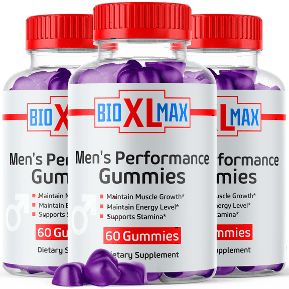 Bio XL Max Gummies Advanced Formula All Natural Vitamin Supplement 180 Gummies