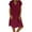 Red, variant on Summer Dresses for Women, 2024 Women Summer Feminino Vestido T-Shirt Cotton Casual Plus Size Ladies Dress Midi Dresses for Women, Sundresses for Women 2024 Grass Green XXL