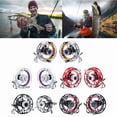 thumbnail image 4 of Metal Fishing Hand Wheel with Drain Force Driving Cart Reels Wheel Saltwater Freshwater Sound Hand Reels Line Coils, 4 of 7