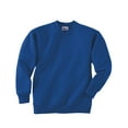 thumbnail image 2 of Hanes ComfortBlend EcoSmart Boy`s Crewneck Sweatshirt, M, Deep Royal, 2 of 3