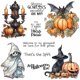 thumbnail image 2 of Mangocraft-troqueles de corte de bruja fantasma de calabaza de Halloween, sello transparente, troqueles de Metal para álbum de recortes DIY, sellos de silicona para decoración de tarjetas, 2 of 4