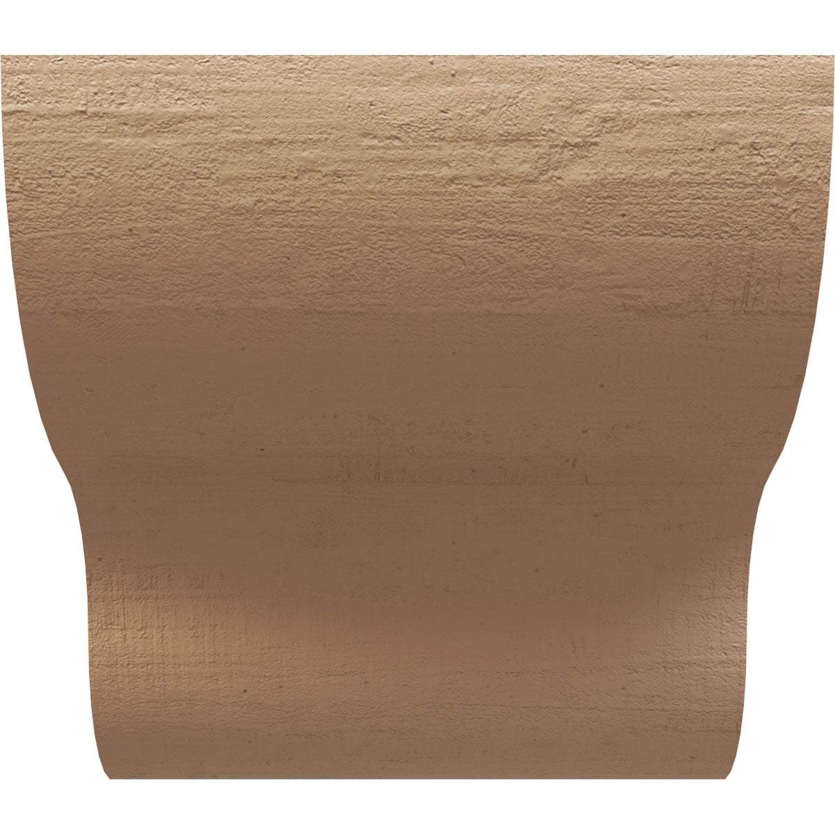 10"W x 10"D x 10"H Wide Greensboro Rough Cedar Woodgrain TimberThane Corbel, Primed Tan