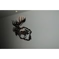 thumbnail image 4 of Moose Metal Wall Art, 4 of 7