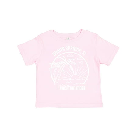 

Inktastic Summer Vacation Mode Bonita Springs Florida Gift Toddler Boy or Toddler Girl T-Shirt