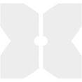 thumbnail image 4 of 16"OD x 2"ID x 5 1/2"C x 1"P Titus Architectural Grade PVC Contemporary Ceiling Medallion, Two Piece, 4 of 11