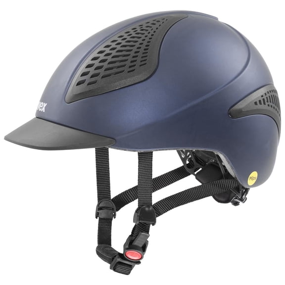 Uvex Exxential II MIPS Equestrian Helmet, Ventilated Horse Riding Helmet, Navy, XS-S