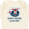 thumbnail image 4 of Inktastic Grammy and Grandpa Love Me Grandson Boys Long Sleeve Baby Bodysuit, 4 of 5