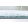 thumbnail image 6 of Unique Loom Richmond Medallion Border Rug  7' x 10' Rectangle Aqua/Ivory, 6 of 9