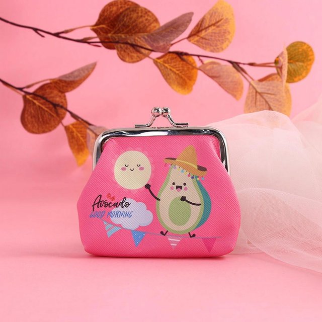 YUANOU Sac à Langer Mignon pour Femmes, Sac à Pièces Imprimé Avocat(E)