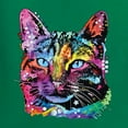 thumbnail image 2 of Cute Cat | Dean Russo Art Animal Lover Womens T-Shirt, Kelly, Small, 2 of 6