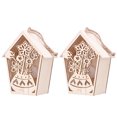 thumbnail image 4 of Bird House, Wooden Bird Box, Beautiful For Home Outdoor Decoration Graden Bird'S Nests, 4 of 8