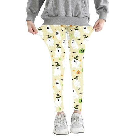 

Ganfancp Girls Soft & Stretchy Printed Leggings Comfortable for Ages 3-8 Breathable Fabric Fashionable & Durable for Play & Daily Wear Holiday Deals