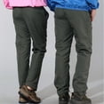 thumbnail image 4 of Men and Women Detachable Quick Dry Hiking Pants Sports Trousers for Outdoor Camping Trekking, 4 of 8