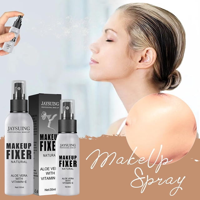 Spray fijador de maquillaje Spray hidratante resistente al agua de larga duración (A) Likrtyny Cuidado Belleza