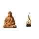 thumbnail image 1 of Figura del Corazón de Jesús, estatua moderna coleccionable, escultura abstracta de llama para pasillo, dormitorio, oficina, escritorio, armari, 1 of 8