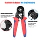 thumbnail image 4 of HSC8 6-4 0.25-10m㎡ AWG23-7 Ferrule Crimping Tool Kit High Hardness Crimper Plier with 1200pcs Wire Ferrules Crimp Ends Terminal, 4 of 5