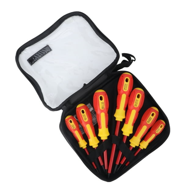 Electrical screwdriver set in sales case