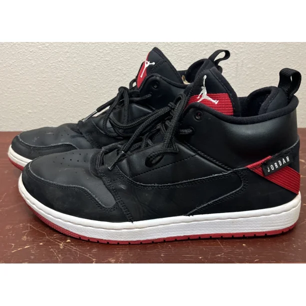Ni - ke Men’s Ni - ke Air Jordan Athletic Shoes Basketball Black A01329-023 Size 8