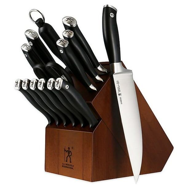 J.A. Henckels International Forged Elite 15-Piece Knife Block Set - Walmart.com - Walmart.com