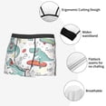 thumbnail image 6 of Bingfone Music Lover Dinosaur Men'S Underwear - Casual Stretch Boxer Briefs-Large, 6 of 9