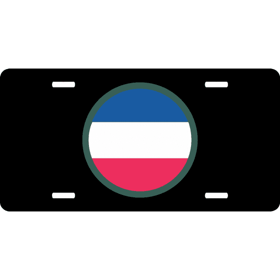 Army Forces Command License Plate