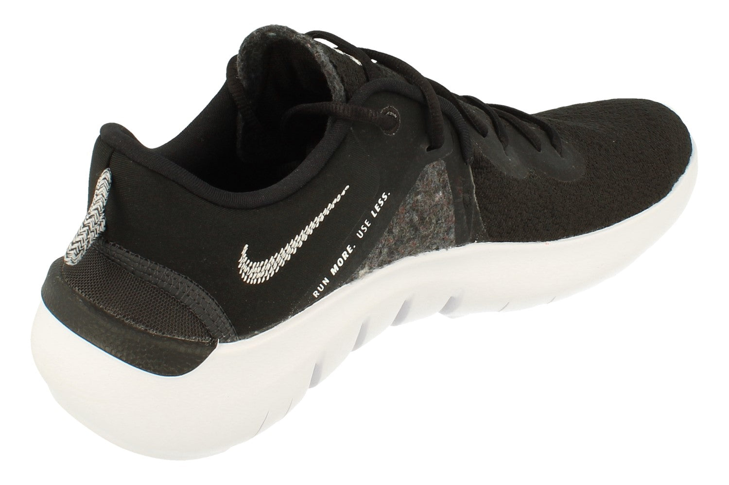 Nike Flex 2021 RN Black White Smoke Grey Men\'s Running Shoes Size 12 CW3408-002​ Nike Flex Run 2021 Black White Running Shoes CW3408-002  main image 4