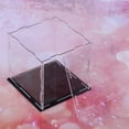 thumbnail image 3 of Acrylic Display Case ion Showcase Holder Display Box for Souvenirs Toy Collectibles Sculpture Figurines , 16x16x19cm, 3 of 8
