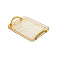 thumbnail image 4 of Bandeja rectangular para servir, para vasos de agua y joyas, para tocador de baño. Ámbar, 4 of 9