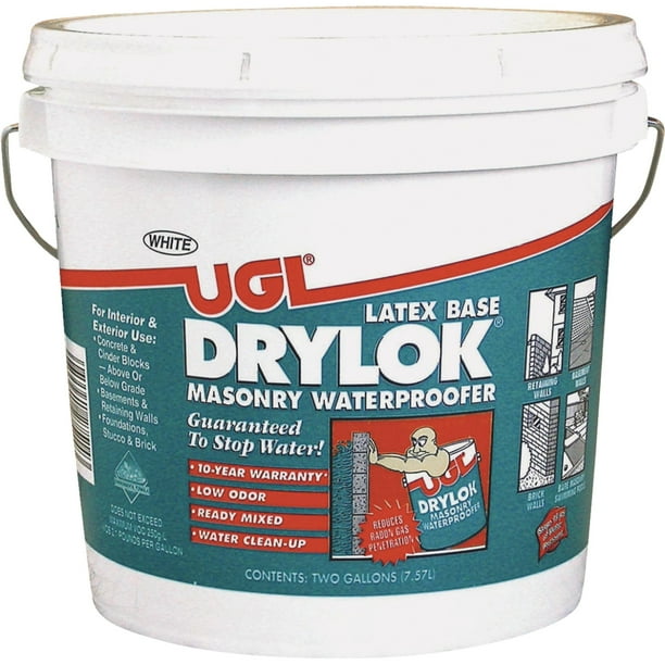UGL 27514 2 Gallon Latex Base Drylok Waterproofer Ready Mixed, White