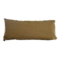 The Hamptons Collection 33" Walnut Brown Hammock Rectangular Pillow with Tie-offs