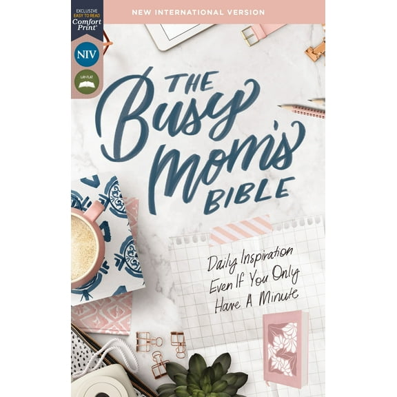 NIV, The Busy Mom's Bible: Daily inspiration Even if you only have one minute (Hardcover)