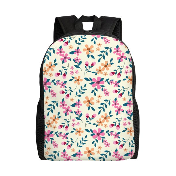 Easygdp Cute Flower Mochila Versátil y Elegante: Comodidad, Almacenaje y Durabilidad para la Universidad, Trabajo, Viajes y Uso Diario