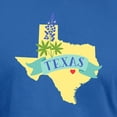 thumbnail image 3 of CafePress - Texas State Outline Bluebonnet Flower T Shirt - Men's Fitted T-Shirt, 3 of 4