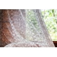 thumbnail image 2 of Floral Tulle Curtains with Rod Pocket, Lace Gothic Pattern with Flower Effect and Leaves Ornamental Antique Feminine Design, Sheer Drape for Wedding Party 2 Panels, 7 Sizes, Grey Black, by Ambesonne, 2 of 3