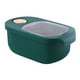 thumbnail image 1 of Bewildely Contenedor de almacenamiento de arroz ABS, resistente a impactos, resistente a desgarros, cubo de almacenamiento con tapa a prueba de Almacenamiento y organización del hogar Verde 5 kilos, 1 of 6