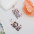 thumbnail image 3 of Unique Bargains 2 Pcs Dust Plug Charm for Lightning Cat Pendants Anti Dust Plugs Light Pink Brown, 3 of 5