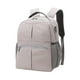 thumbnail image 3 of Bolsa de pañales para bebé, mochila informal, resistente al agua, compartimento para artículos secos y húmedos. Gris, 3 of 9