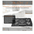 thumbnail image 2 of Parrilla A Gas 5 Quemadores De Vidrio Templado Gas Lp Empotrable, 2 of 5