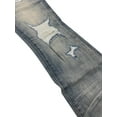 thumbnail image 3 of GFTD LA Los Angeles Men's Skinny Fit Jeans Ron Distressed Rip & Repair Denim (29, Mid Wash Blue), 3 of 4