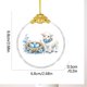 thumbnail image 2 of Colgante de Pascua Dorado 2D Plano para Decoración de Fiestas, Colgante de Cristal, Relleno de Cesta de Pascua, Regalo para Niños, 2 of 4