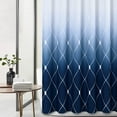 thumbnail image 2 of KOETAR Blue Ombre Polyester Shower Curtain, 72" x 72" Waterproof, 2 of 6