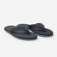 thumbnail image 3 of Hari Mari Men's Dunes Memory Foam Arch Support Flip Flops Charcoal - 1061-213, 3 of 5