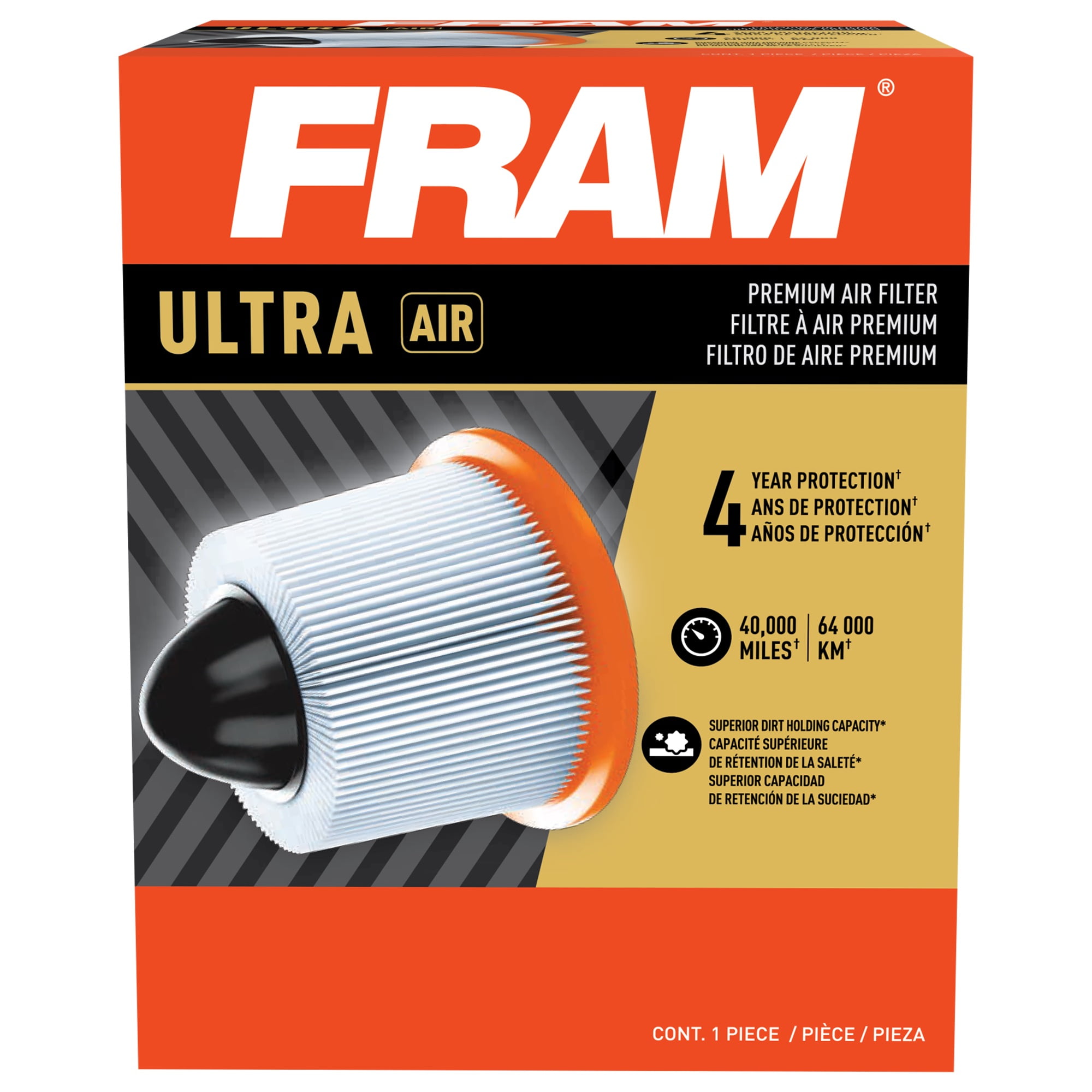 FRAM Ultra Premium 40,000 Mile Air Filter, 8039 for Select Ford Truck Vehicles