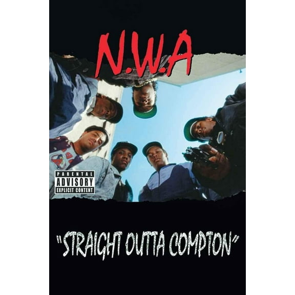 NWA Straight Outta Compton Art Poster Decorative Print - Poster Paper Unframed 12x18inch(30x45cm)