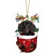 thumbnail image 1 of LUVCLS Colgante de perro navideño acrílico para espejo retrovisor de coche, decoración DIY, 1 of 7