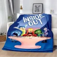 thumbnail image 1 of Manta de Disney Inside Out 2 con dibujos animados para pícnic, cálida, suave y cómoda, ideal para viajes, cumpleaños, regalo de Navidad, 1 of 5